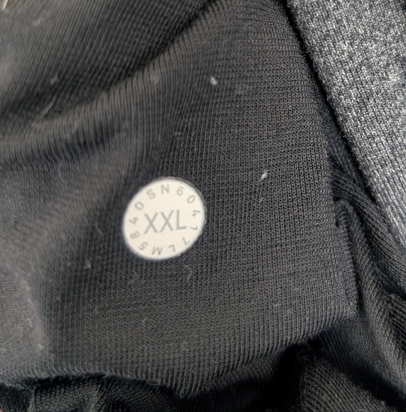 Lululemon Intent Jogger Pant Men XXL  Heather Black Drawstring Athleisure M5840S - Picture 6 of 9